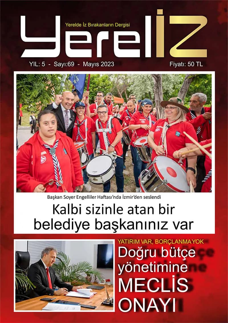 2018 yılından bu yana her ay düzenli olarak ulusal yayınlanıyor. Yerel yönetim ağırlıklı olmakla birlikte aktüel bir dergi olan Yerel İZ, 52 sayfa olarak basılıyor.